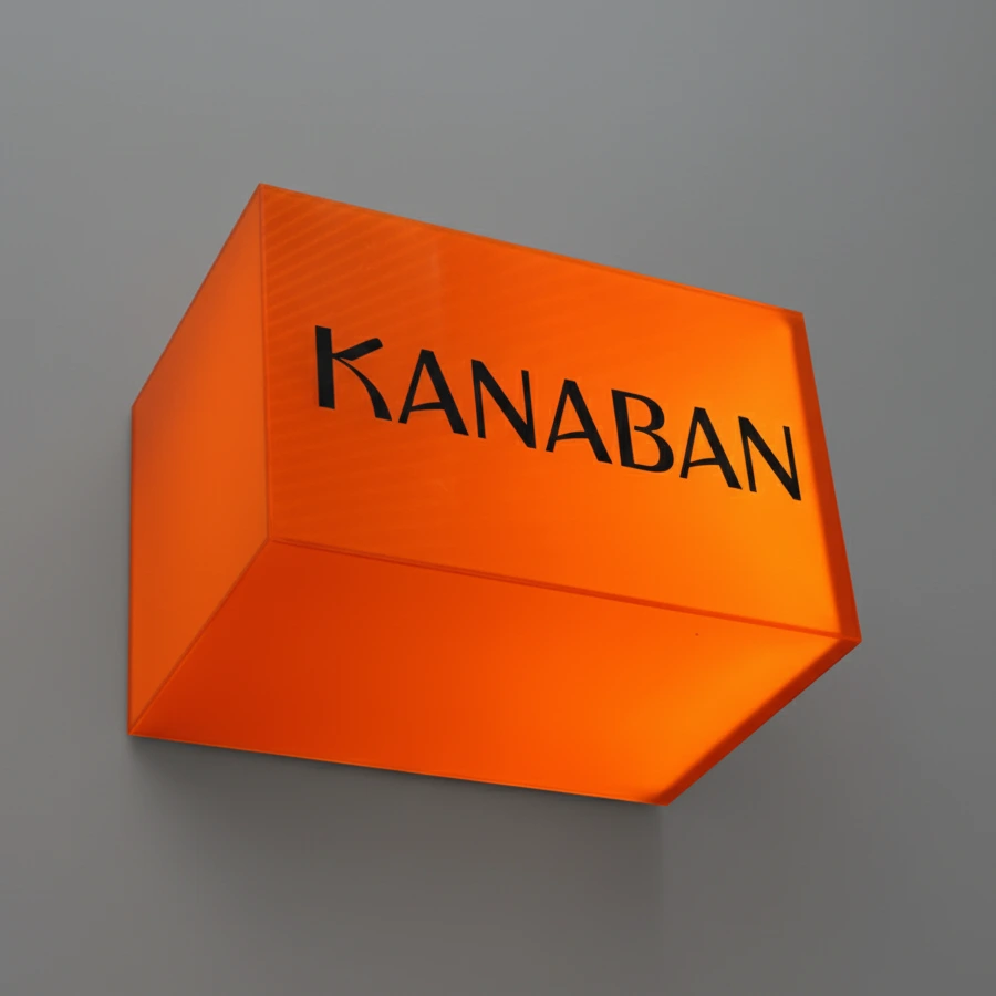 キューブライトボックス看板