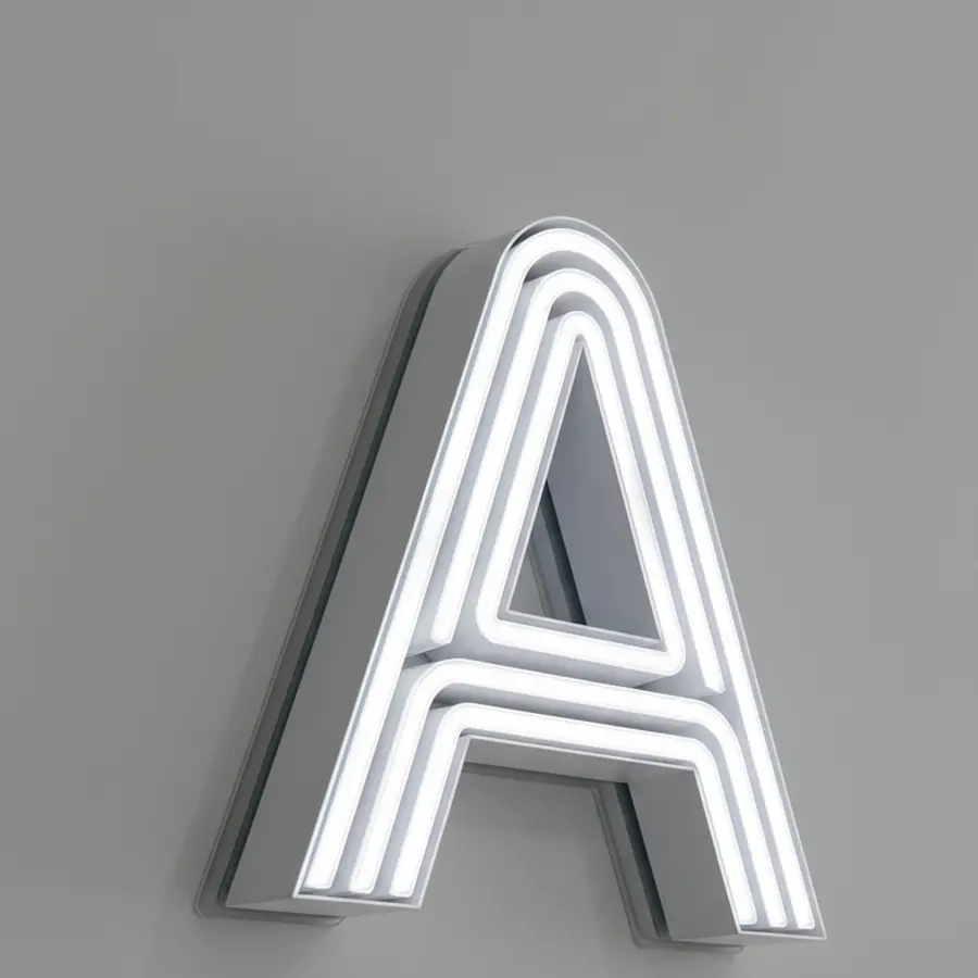 ラインネオン発光